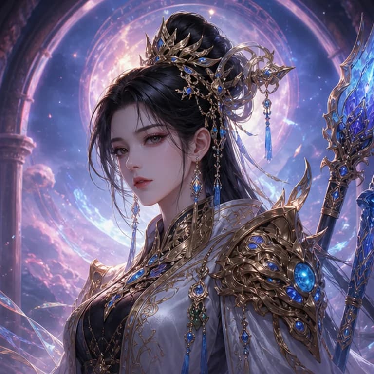 Lost Ark style gaming PFP example - original avatar with game-inspired gear and environment