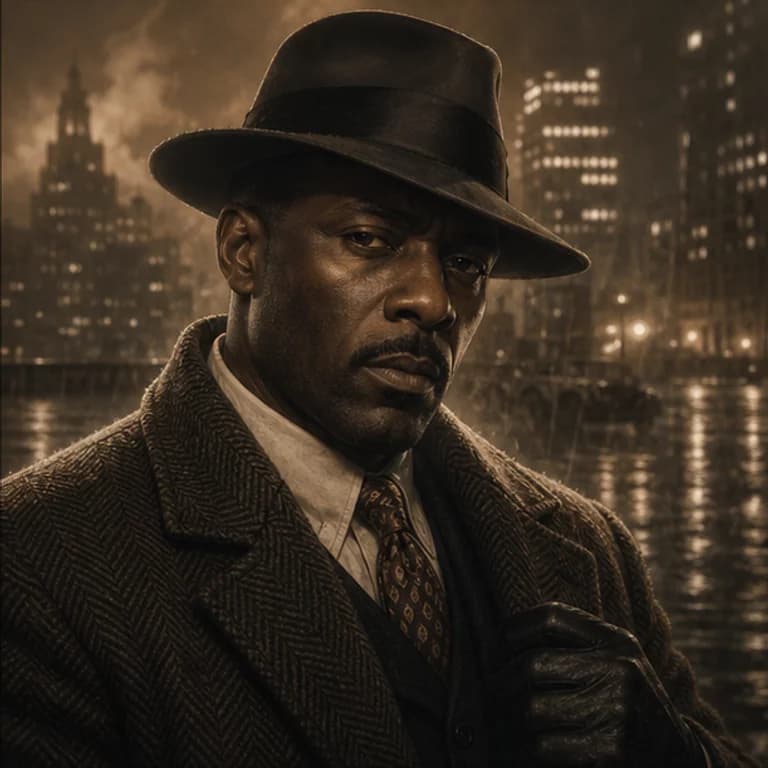 Mafia style gaming PFP example - original gaming profile picture with a distinct themed character