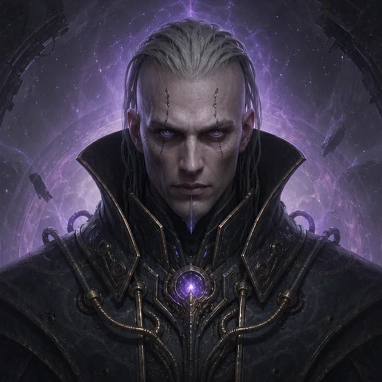Starcraft style gaming PFP example - original gaming profile picture with a distinct themed character