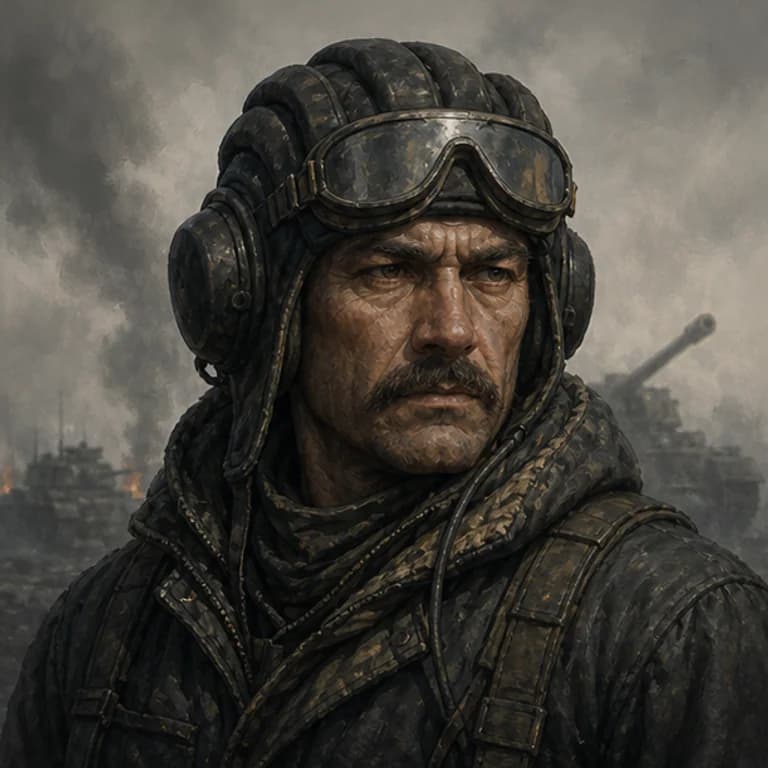 World of Tanks style gaming PFP example - original gaming profile picture with a distinct themed character