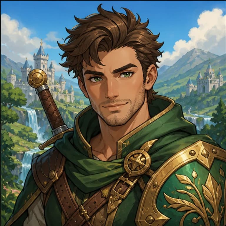 Zelda style gaming PFP example - original character portrait with game-specific outfit and lighting