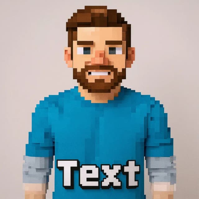 The same photo transformed into a cool PFP