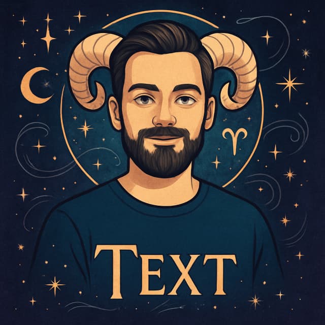 The same photo transformed into a cool PFP