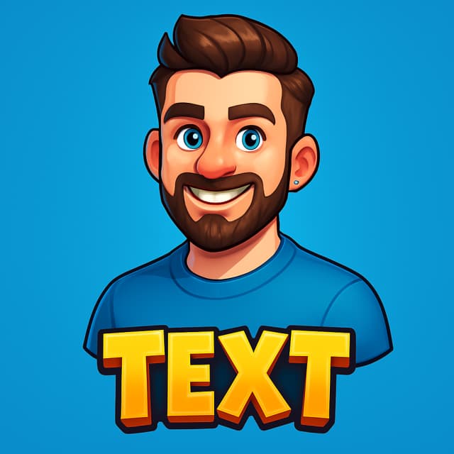 The same photo transformed into a cool Fortnite PFP