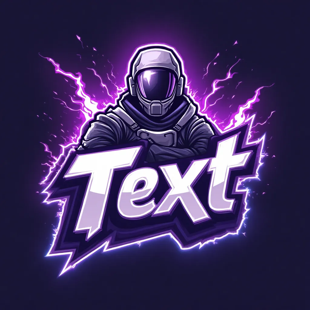 Cool Fortnite clan logo with bright colors