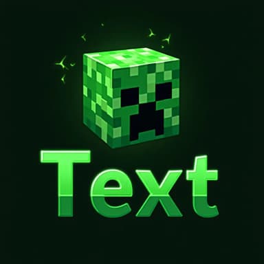 An AI-generated Minecraft server logo