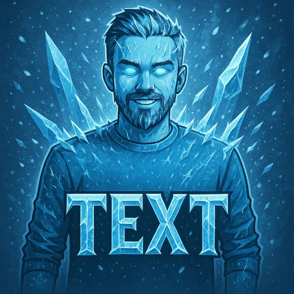 AI generated Avatar in the Ice style