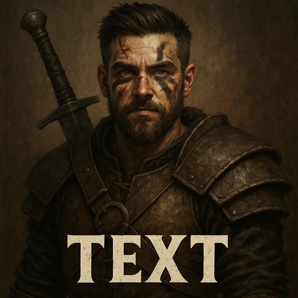 AI generated Avatar with a Rugged Warrior theme