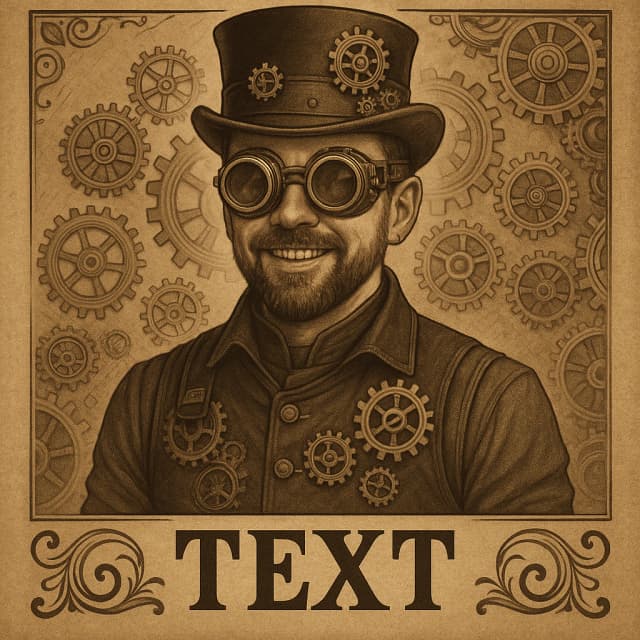 The same photo transformed into a cool PFP