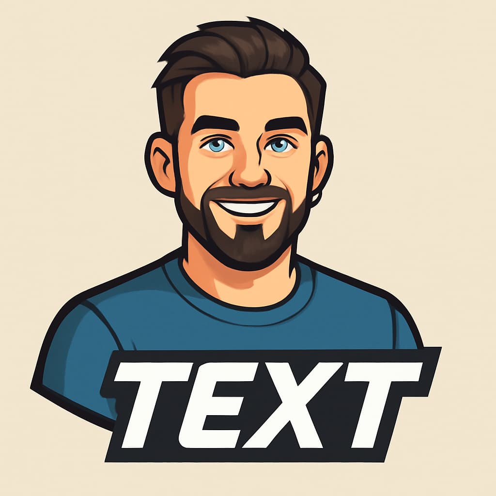 AI generated Avatar in the Sticker style