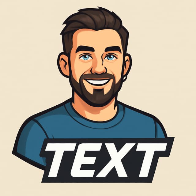 The same photo transformed into a cool PFP