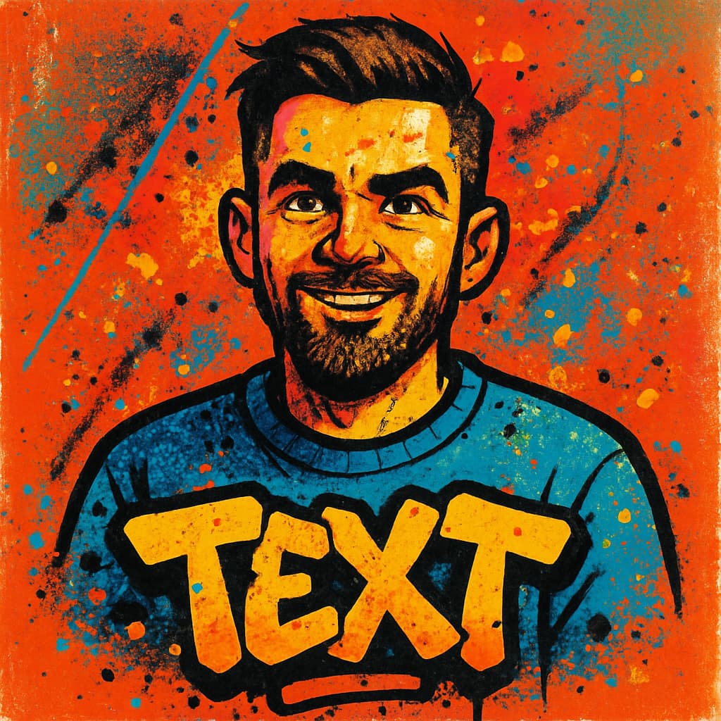 AI generated Avatar in the Graffiti style