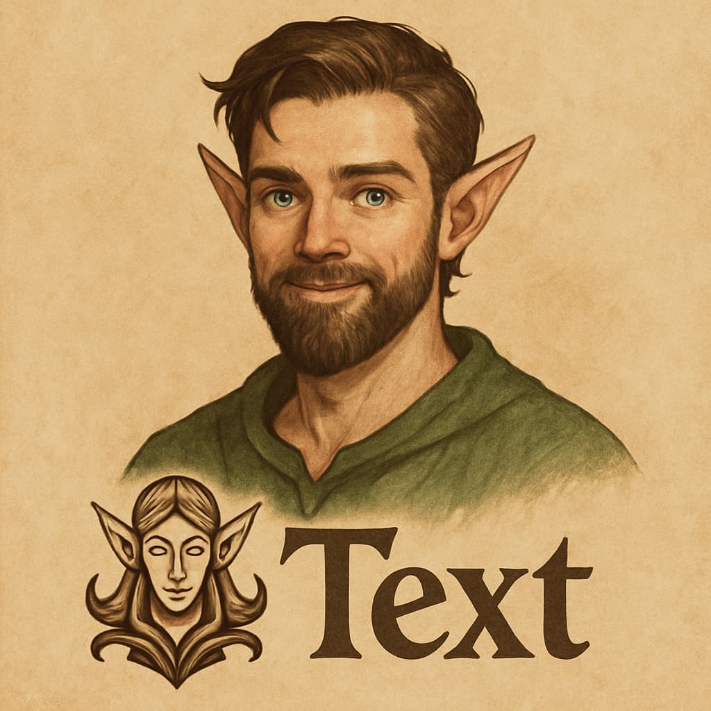 AI generated Avatar with a Elf theme