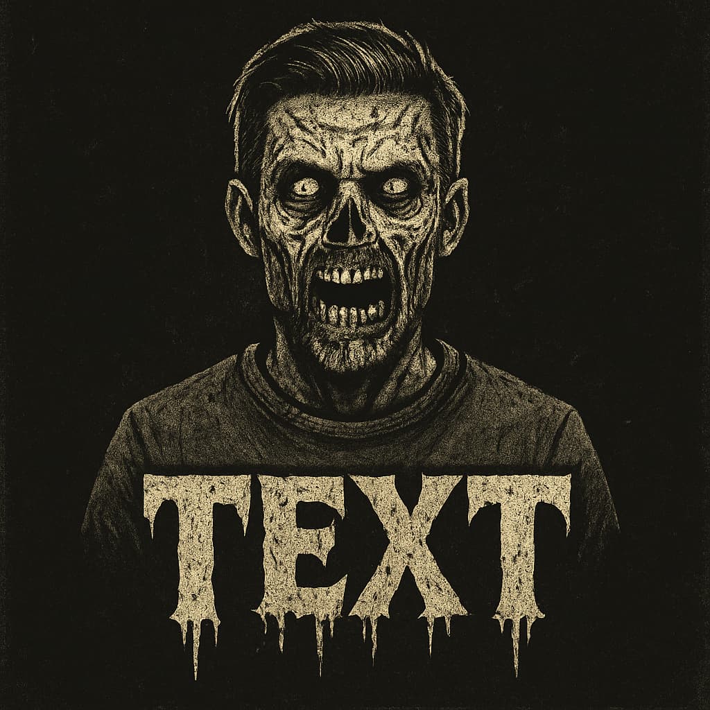 AI generated Avatar with a Zombie theme