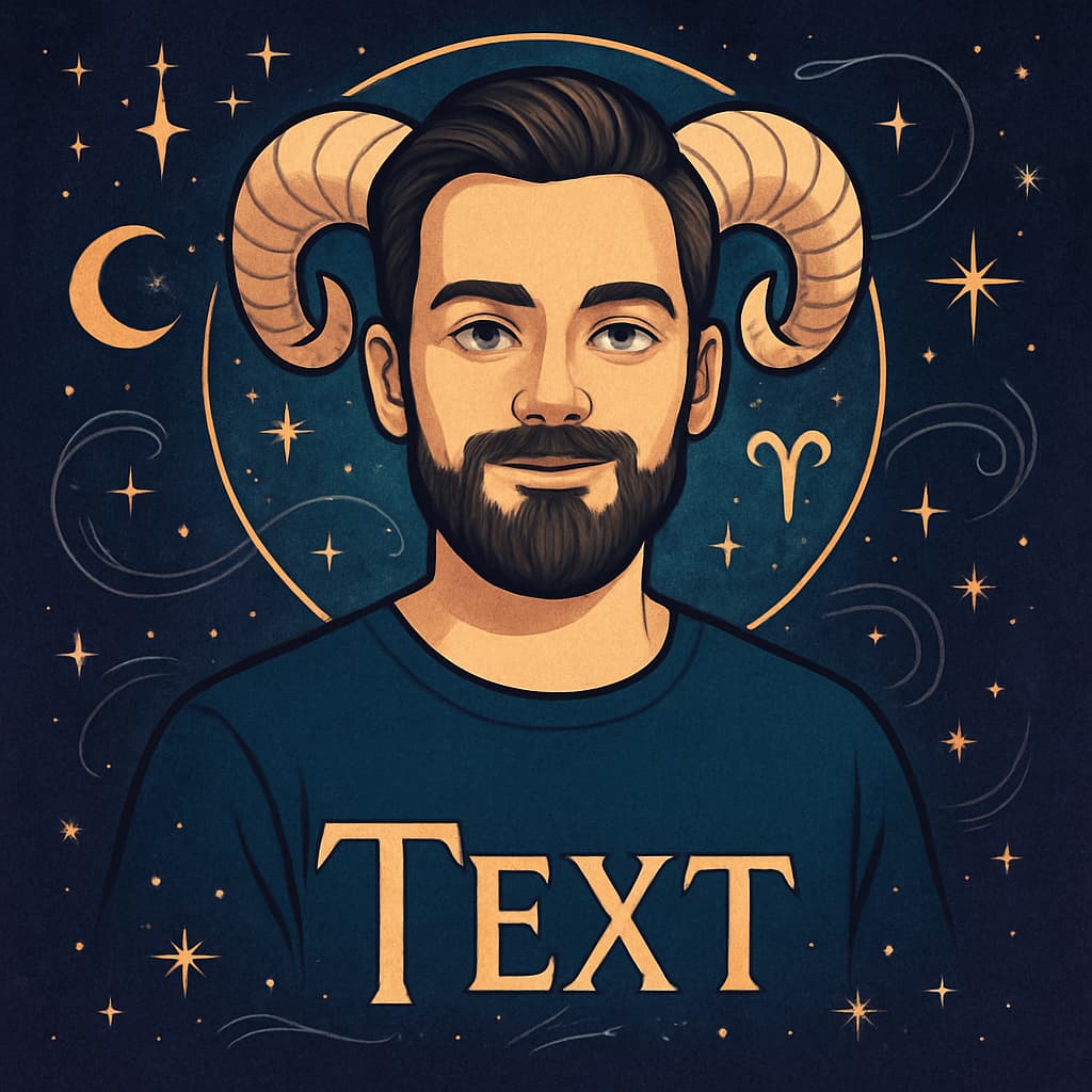 AI generated Avatar with a Zodiac theme