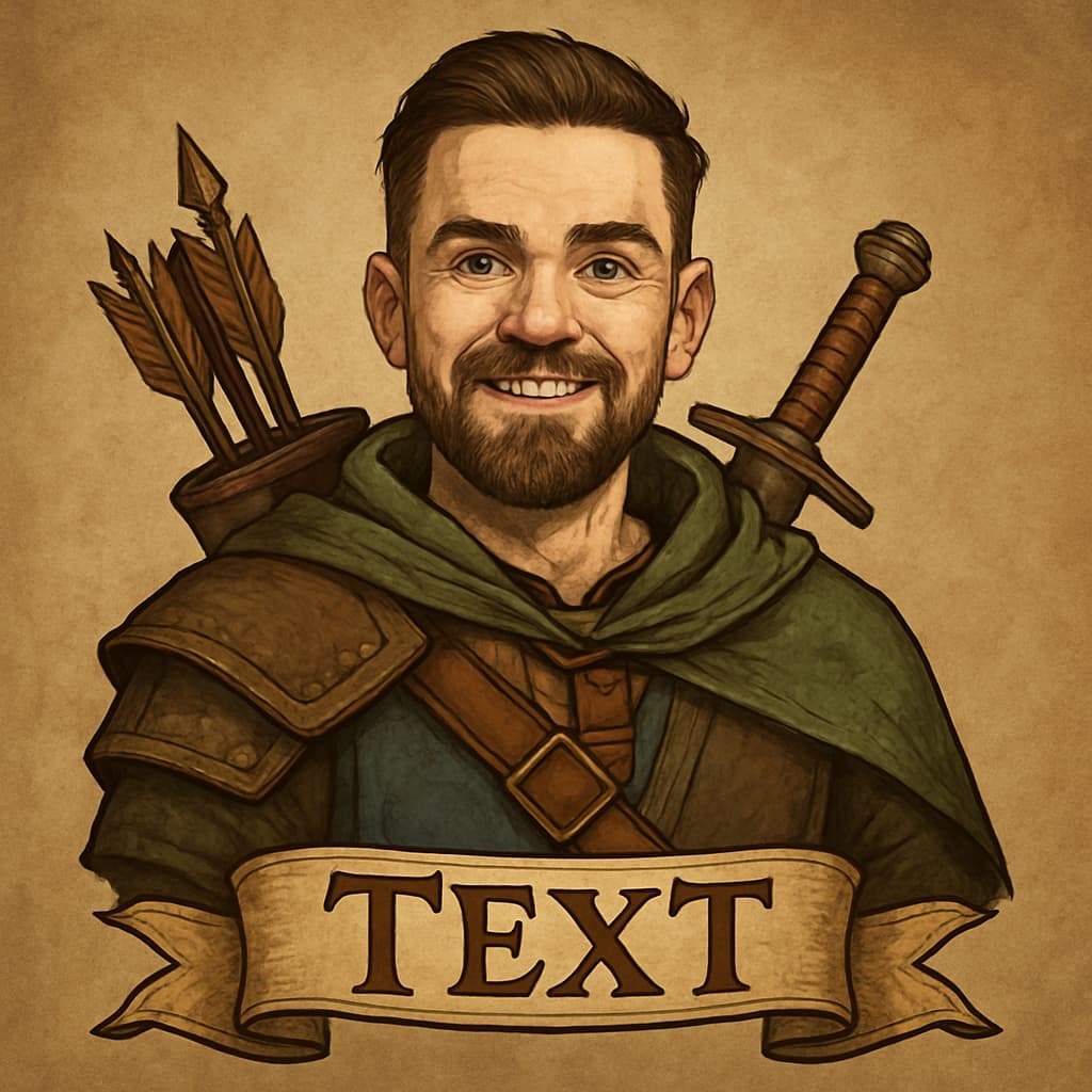 AI generated custom PFP in the style of Warcraft