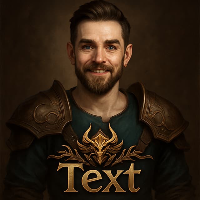 The same photo transformed into a cool PFP