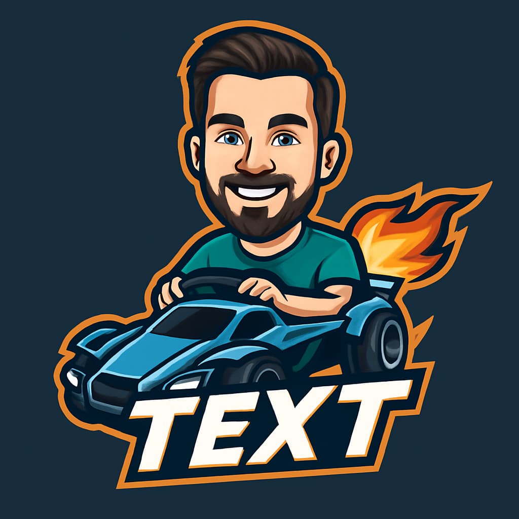 AI generated custom PFP in the style of Rocket League