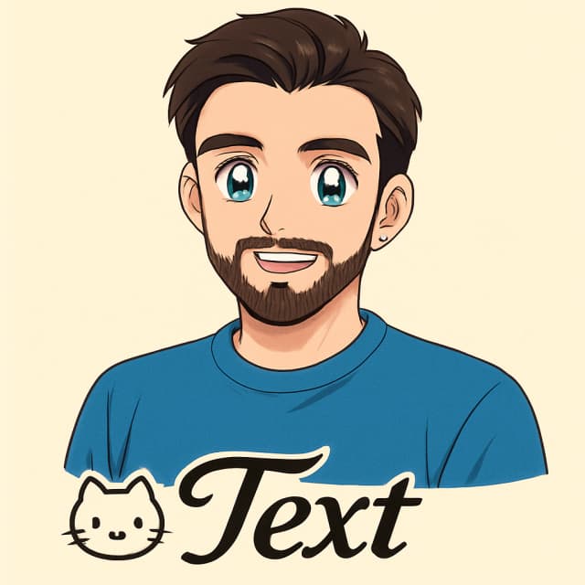 The same photo transformed into a cool PFP