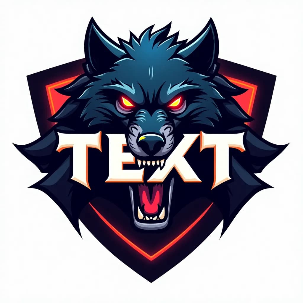 Example of an AI generated mascot gaming logo