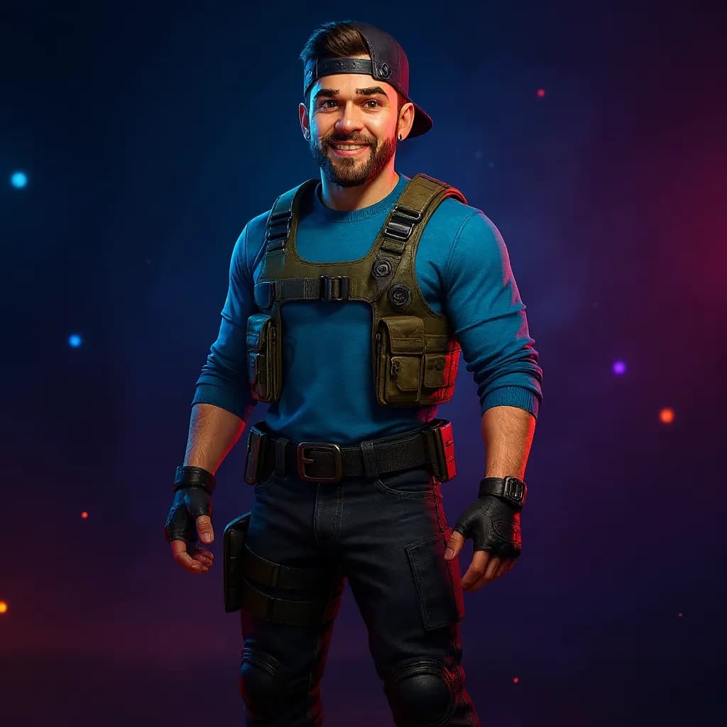 Full body gaming PFP example