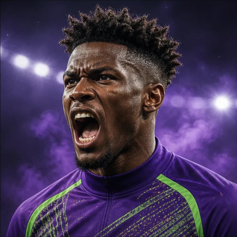 FIFA style gaming PFP example - original gaming profile picture with a distinct themed character