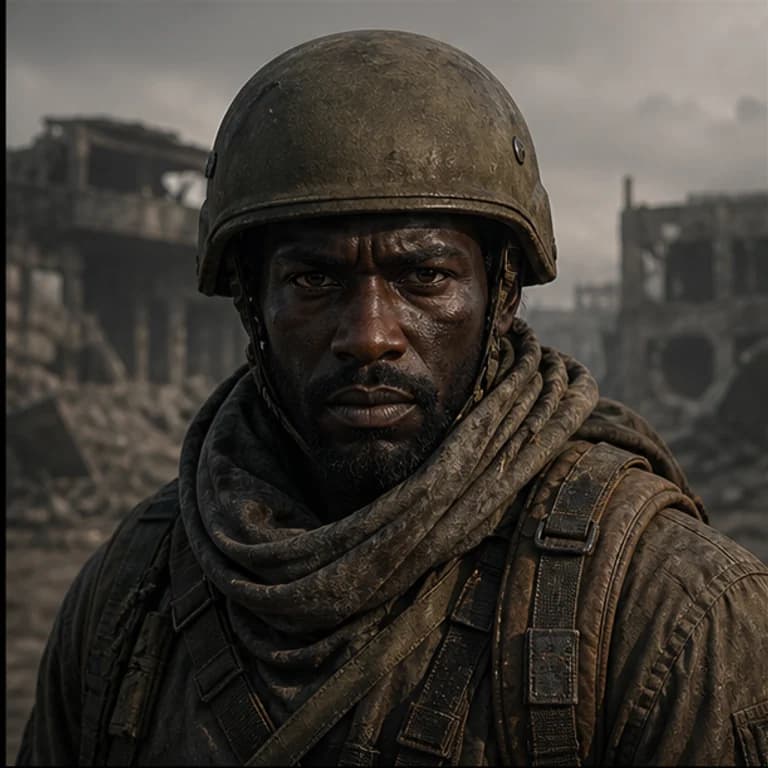 PUBG style gaming PFP example - original gaming profile picture with a distinct themed character
