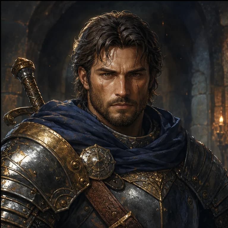 RPG style gaming PFP example - original character portrait with game-specific outfit and lighting