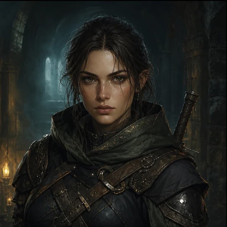 RPG style gaming PFP example - original avatar with game-inspired gear and environment