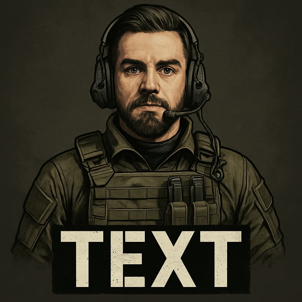 AI generated custom PFP in the style of Call of Duty