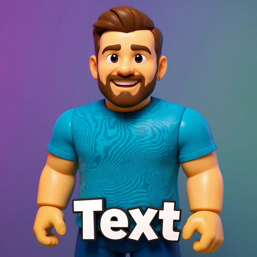 AI generated custom PFP in the style of Roblox