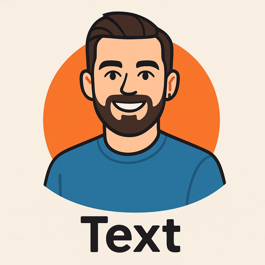 Flat logo example