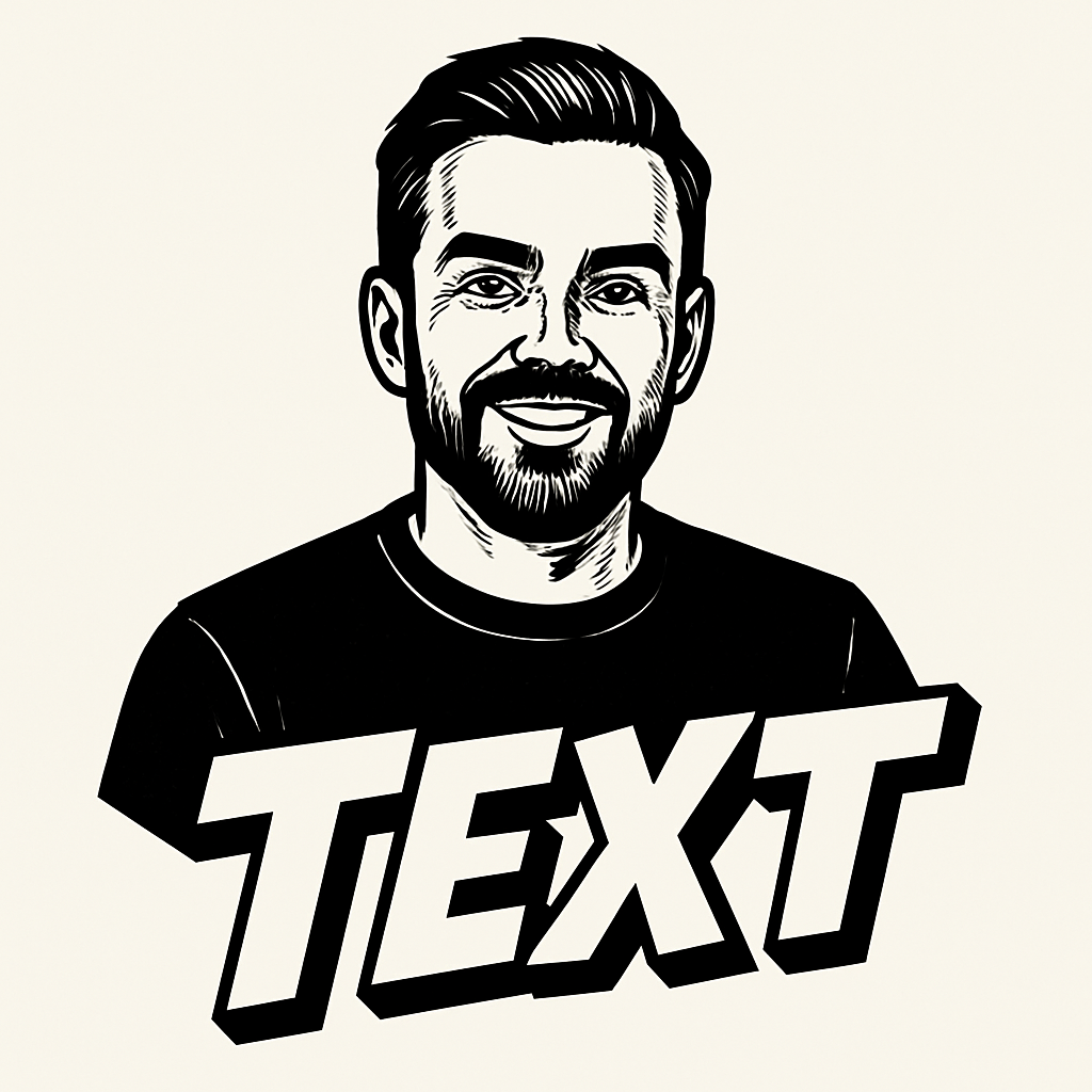 Monochrome logo example