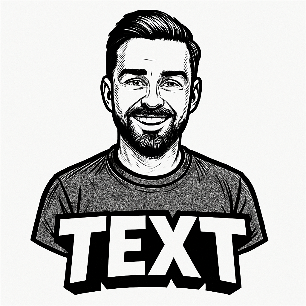 Comic logo example