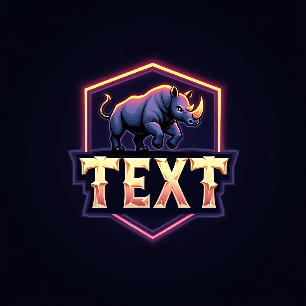 Animal style gaming logo example