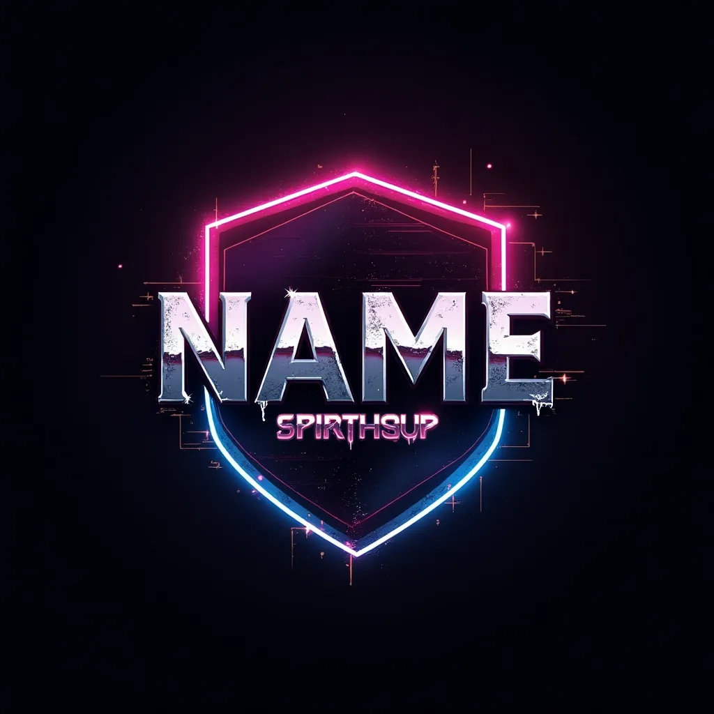 Cyberpunk 2077 gaming logo example