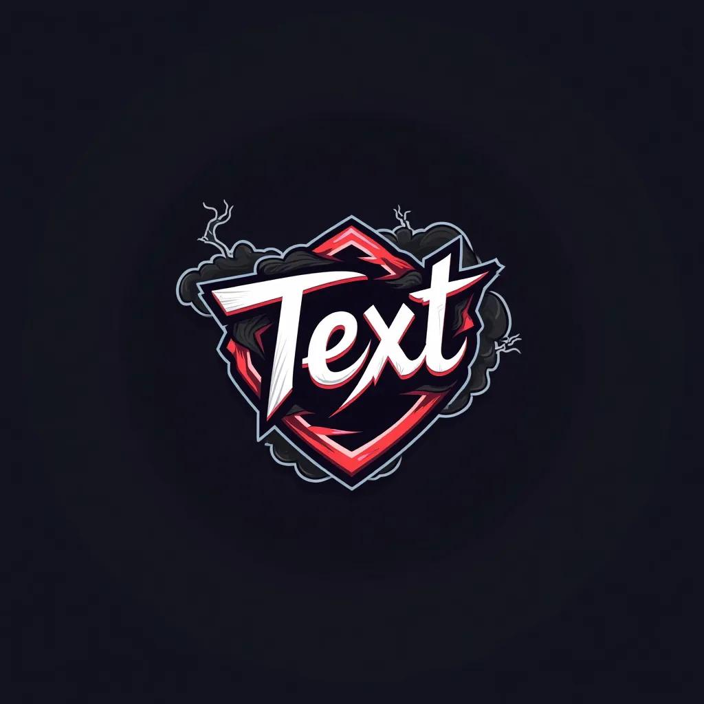 Ninja themed gaming logo example