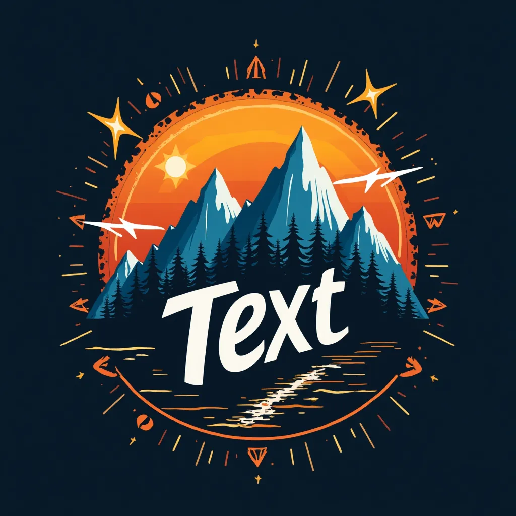 Action Adventure gaming logo example