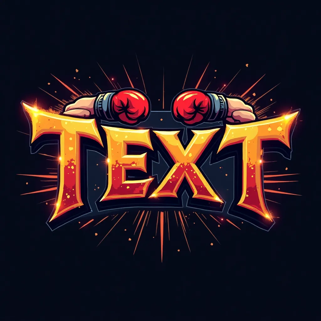 Fighting gaming logo example