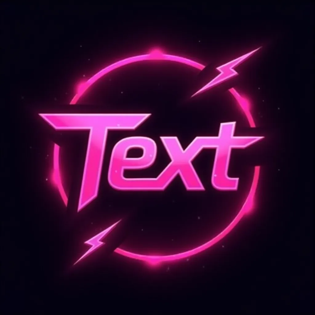 Pink logo example