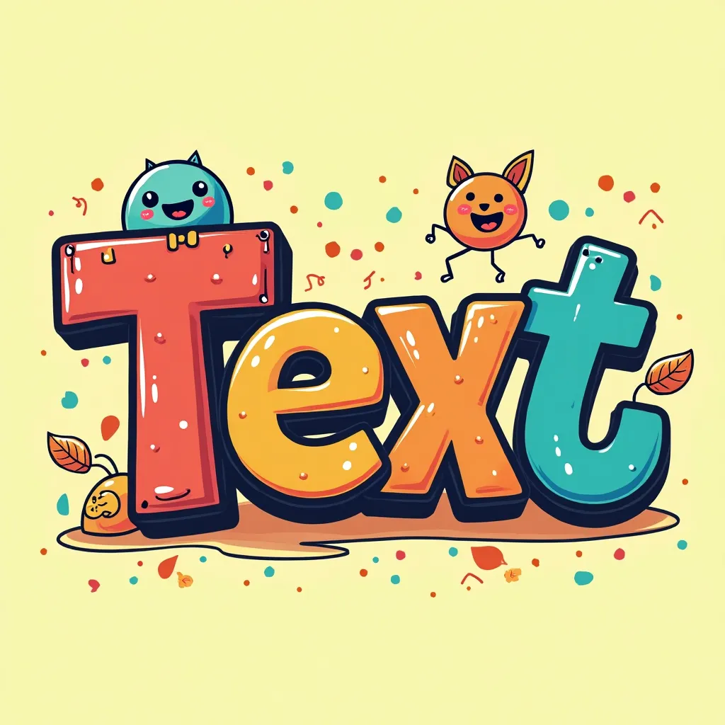 Cartoon style gaming logo example