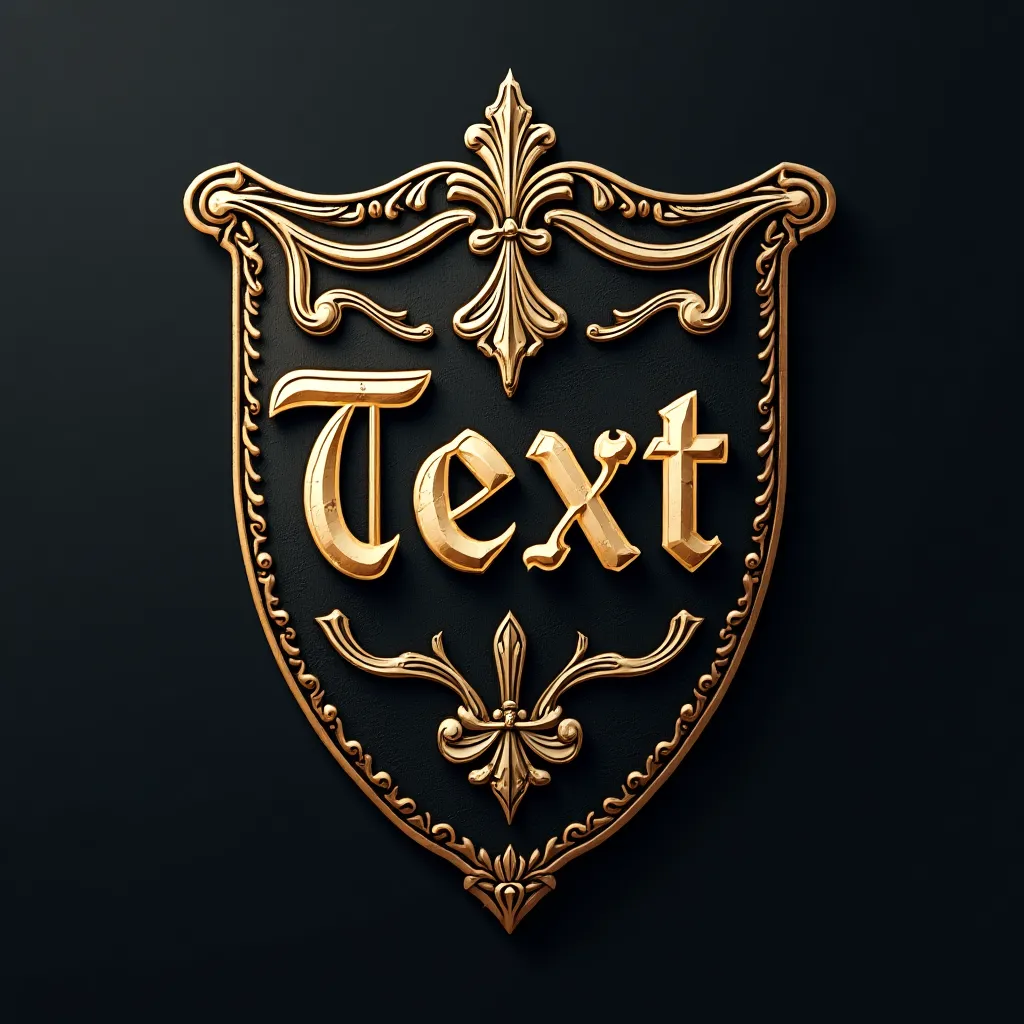 Emblem style gaming logo example