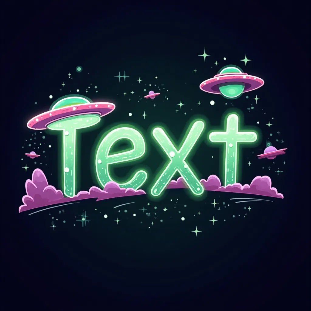 Aliens themed gaming logo example