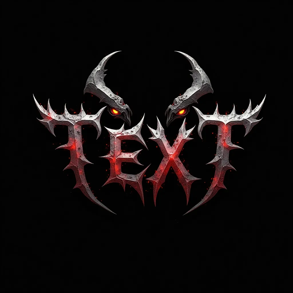 Fantasy themed gaming logo example