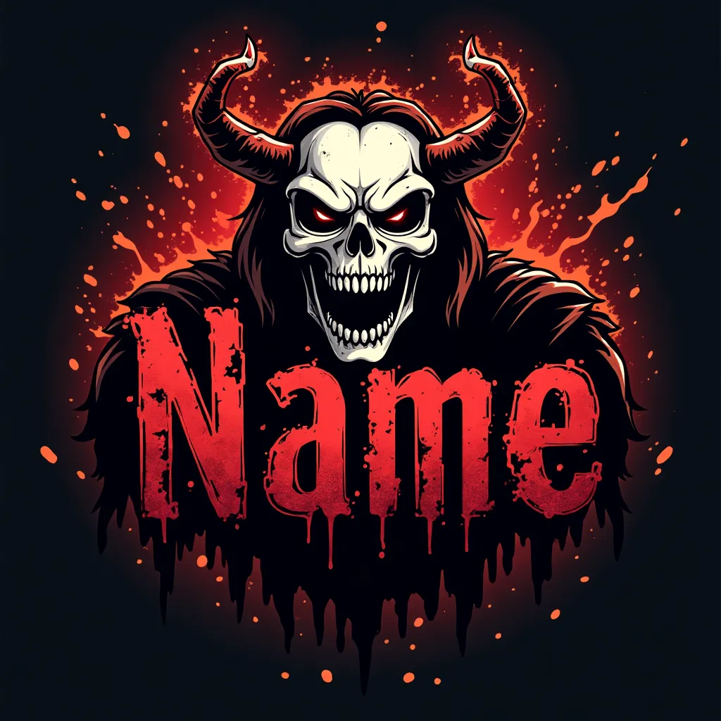 Horror logo example