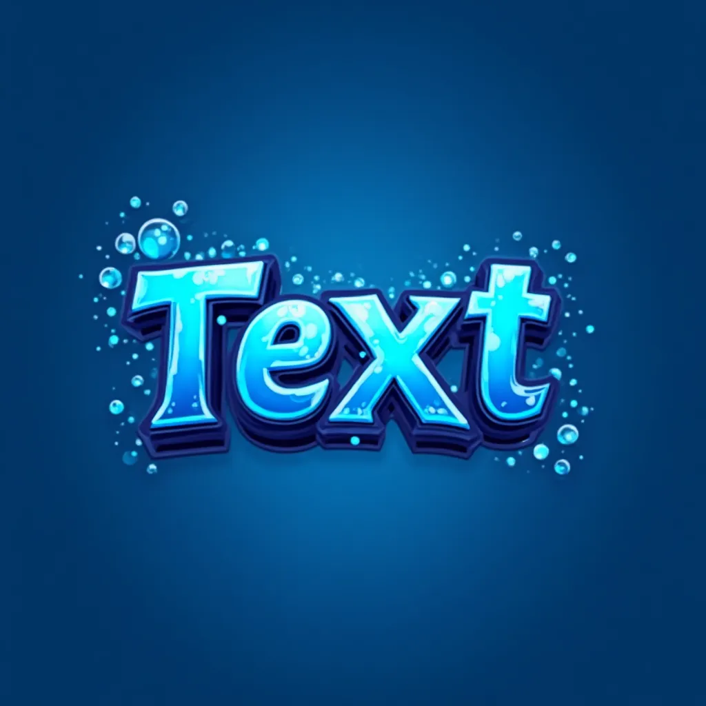 Blue colored gaming logo example