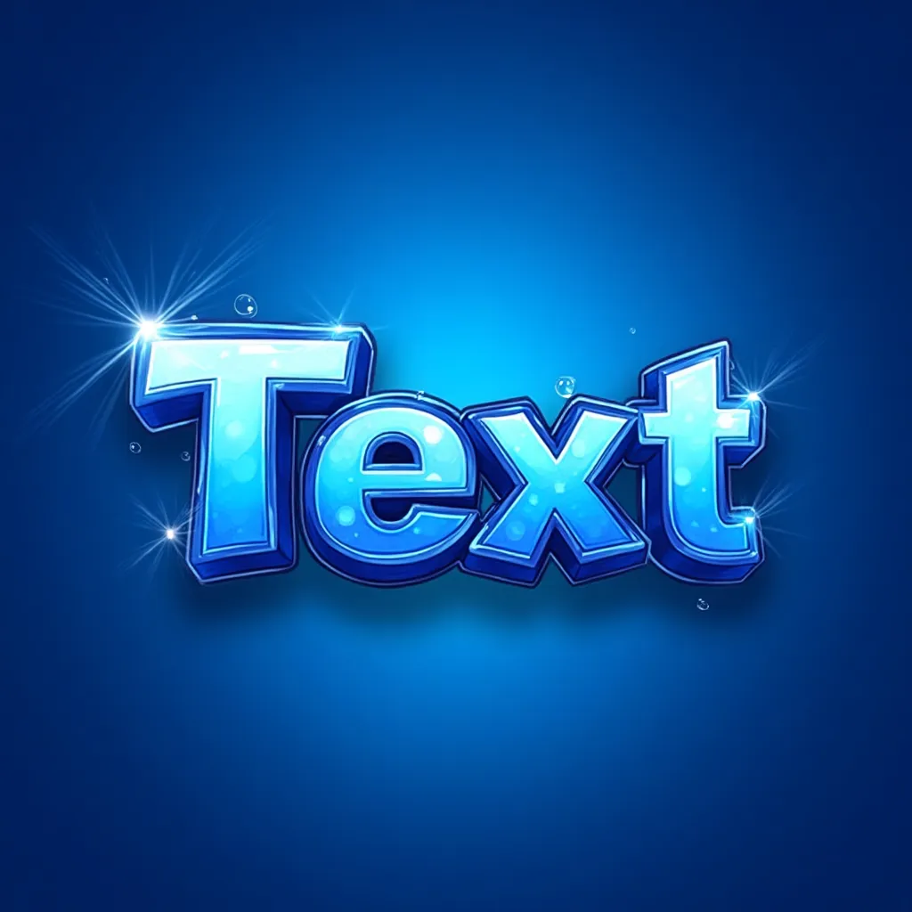Blue colored gaming logo example