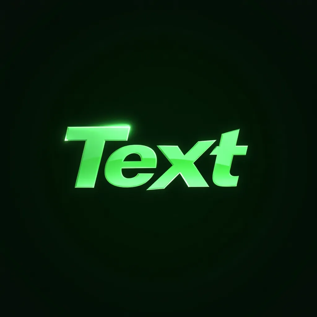 Green colored gaming logo example