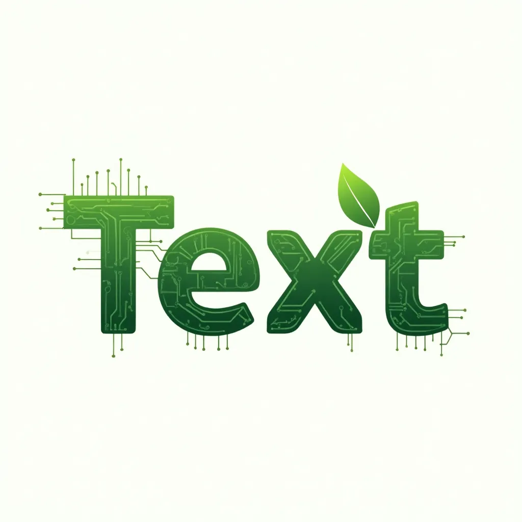 Green colored gaming logo example