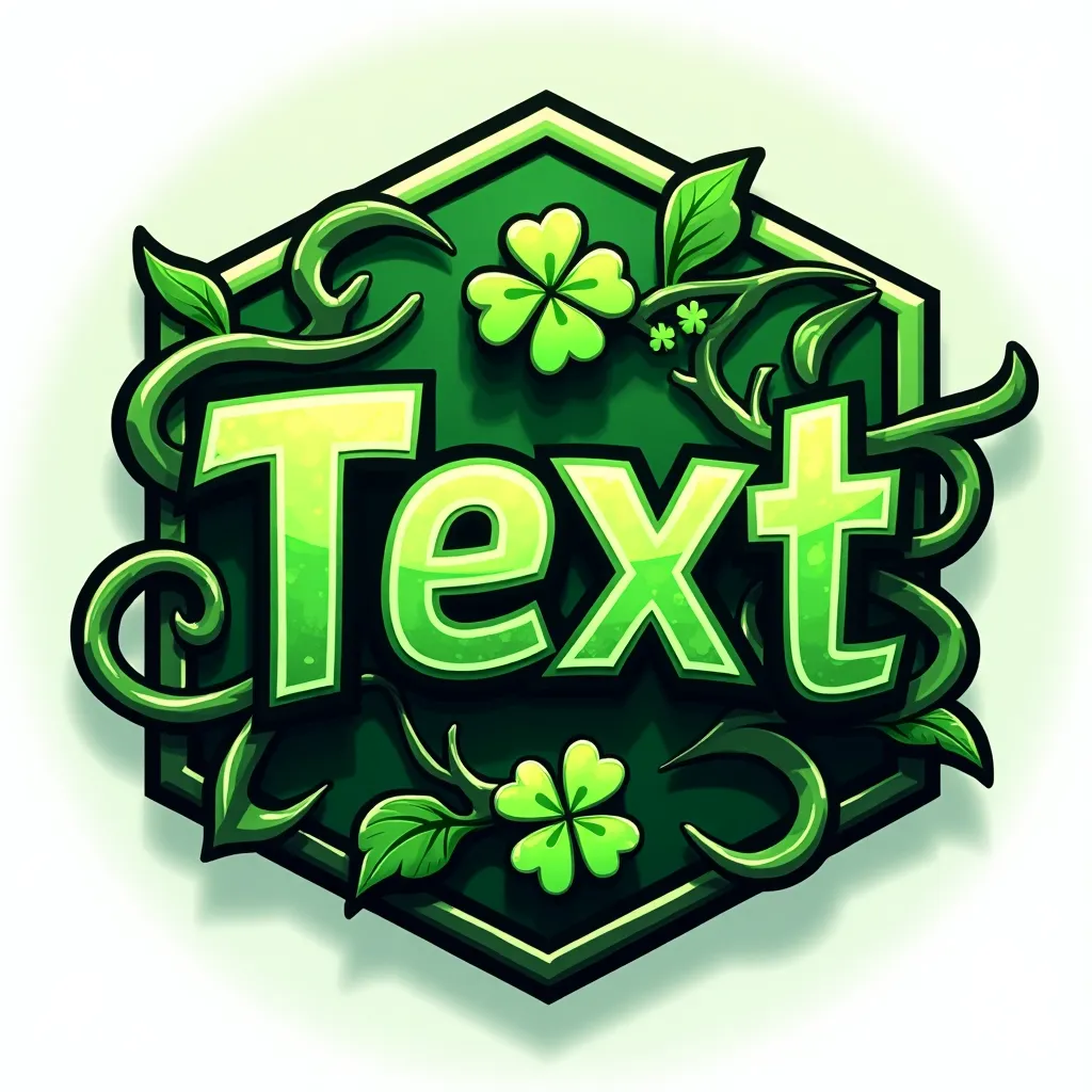 St Patrick's Day themed gaming logo example